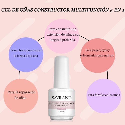 Saviland, Gel De Construcción, Esmalte, Extensión De Uñas | Meses sin  intereses