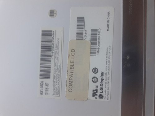 Display Pantalla Compaq Cq61 Lp166wh1 (tl)(c1) (Usado)