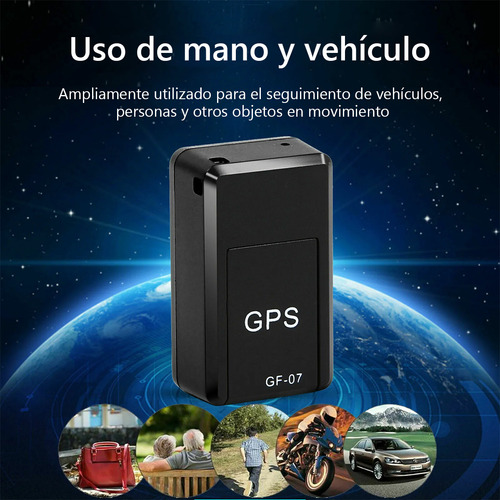 Mini Localizador Rastreador Gps Pequeño Moto, Automóvil Mascotas Color Negro Orfeld