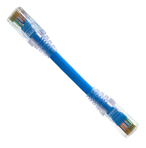 Kit 150 Cat6 Cca 20 Cm Azul 