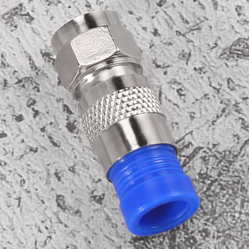 50 Conectores De Compresión Rg6, Cable Coaxial A Prueba Y