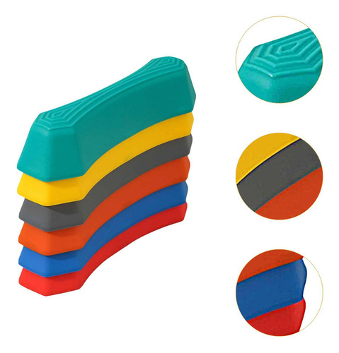 F 6x Trampolín Montessori Chico Saltar Piedra Equipo De