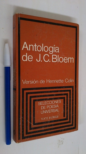 Antología Poética Bloem - Versión Henriette Colin Bilingüe