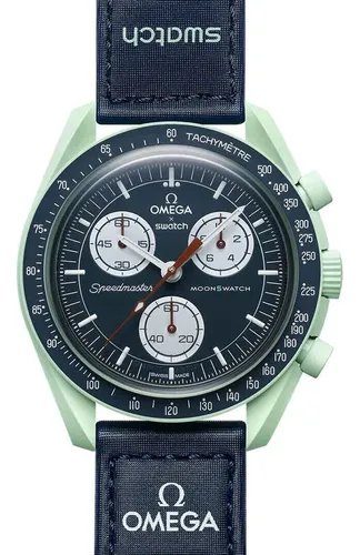 【はこぽす対応商品】 Omega Earth To Mission Moonswatch Bioceramic Swatch X 時計