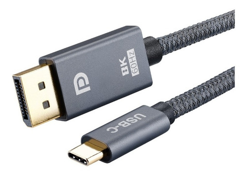 Cable Usb-c A Displayport 1.4 2mt Premium 8k Uhd - 4k 144hz