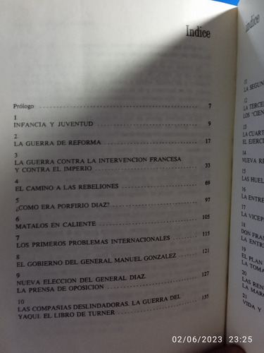 Porfirio Díaz Y Su Tiempo (Usado)