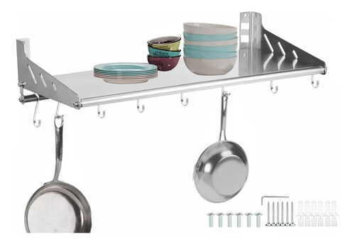 Soporte Para Sartenes Estante Para Colgar Ollas En Pared