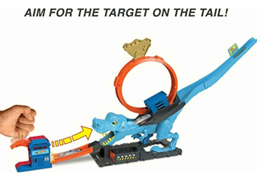Hot Wheels Juego De Pistas De Coche De Juguete City T-rex
