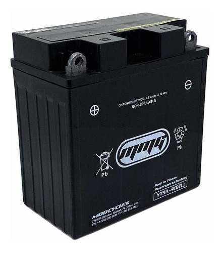 Mmg Yt9a-4 Bateria Gel Para Deporte Potencia Sellada Fabrica