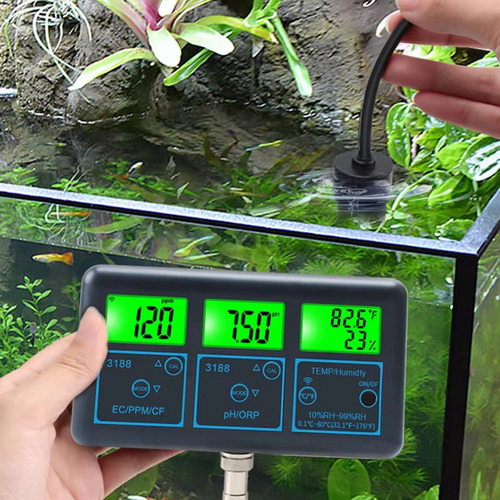 Probador De Calidad Del Agua T9tuya Wifi 7 En 1, Multiparáme