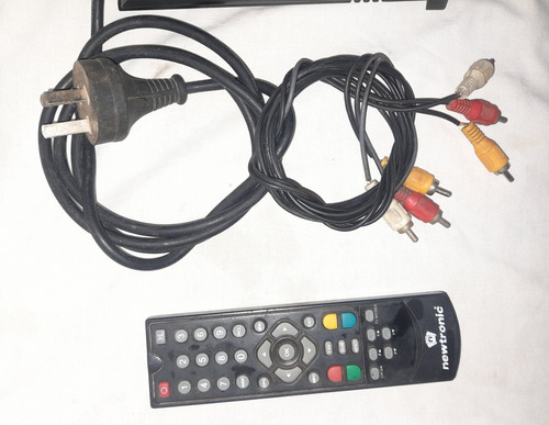 Decodificador Newtronic + Antena. Excelente Estado Negro (Usado)