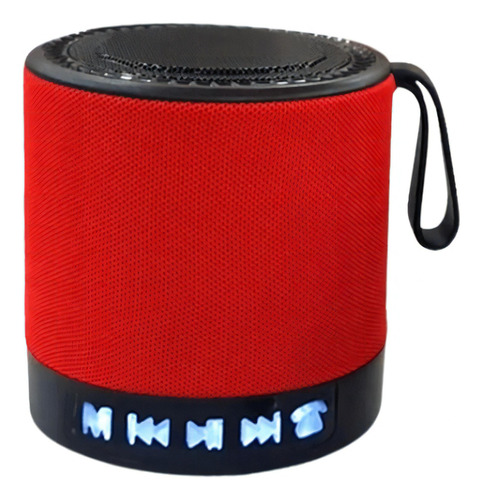 Mini Caixa De Som Bluetooth 5.0 Portátil Sem Fio Usb P2 Cor Vermelho 110v/220v
