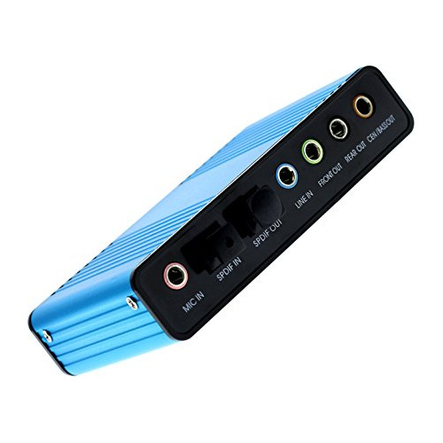 Usb 2.0 Tarjeta De Sonido Externa 6 Canales 5.1 Adaptador De