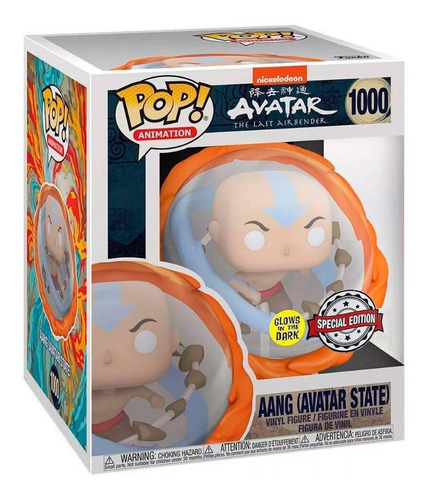 Imagen 1 de 5 de Pop! Animation: Avatar - Aang ( Avatar State ) (56969) 1000