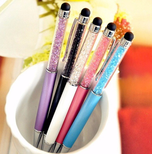 10 Caneta Diamante Stylus Touch Screen Com Cristal Swarovski