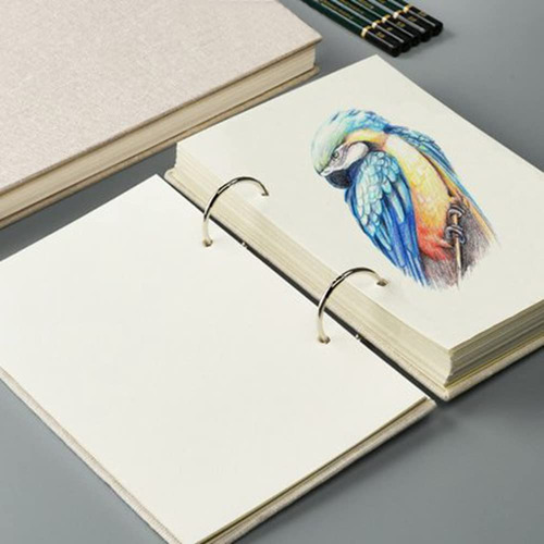 Cuaderno Boceto Tapa Dura Encuadernada Espiral Papel