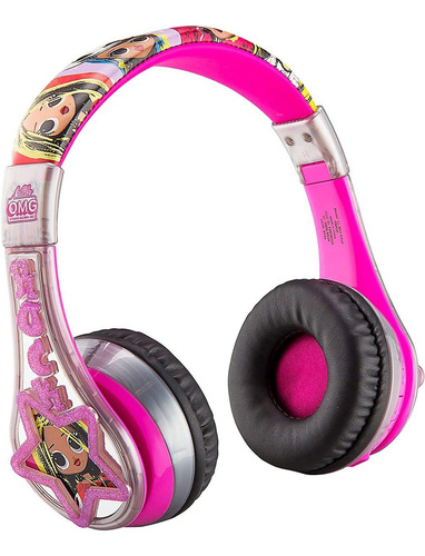 Ekids Lol Surprise Auriculares Bluetooth Niños, Auriculares