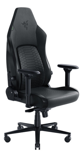 Silla Gamer Razer Iskur V2 Con Soporte Lumbar Incorporado Color Negro Material del tapizado Cuero sintético