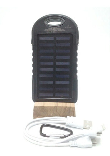 Cargador Bateria Portatil Power Bank Panel Solar 8000mah