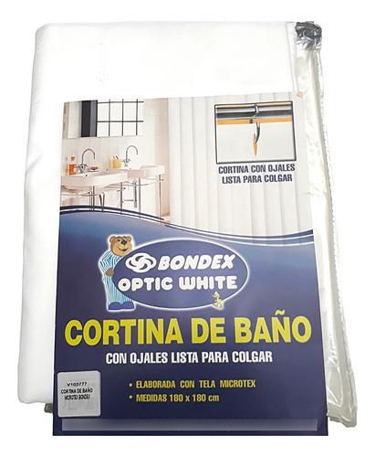 Cortina De Baño Bondex Optic White