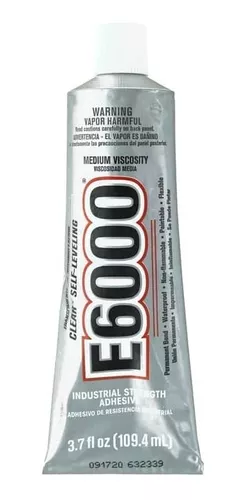 Pegamento E6000 3 Oz 109.4 Ml Manualidades Tela Joyeria