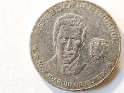 Moneda Ecuador 25 Centavos 2000 Olmedo(&30 (Usado)