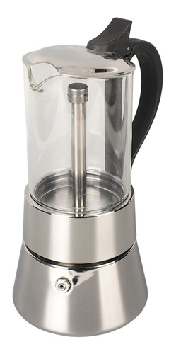 Cafetera Clásica Italiana Moka Pot Con Tapa De Cristal