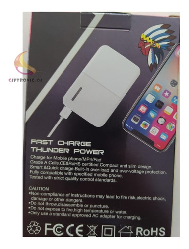 Bateria Recargable Power Bank Polymer 5600 Mah