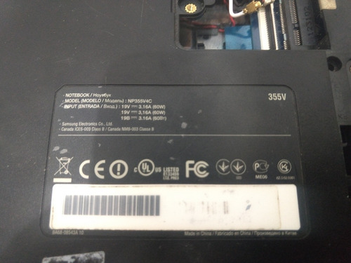 Laptop Samsung Np355v4c 355v Por Partes Amd A6 (Usado)