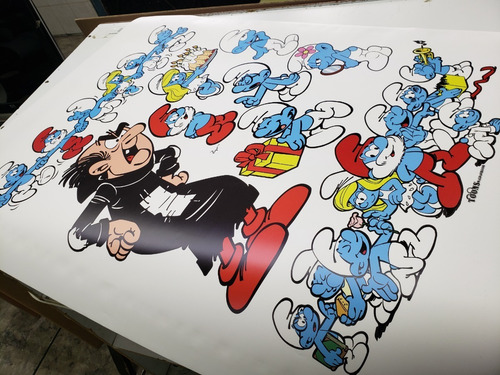 Stickers Vinil Decorativo Coleccion Pitufos Vintage