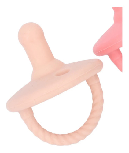Chupete Infantil De Silicona Con Textura De Piel Similar Al