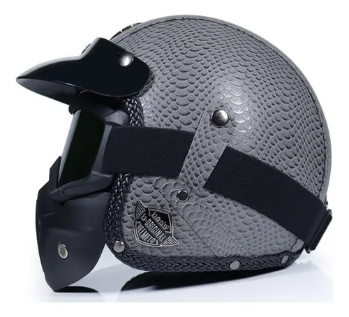 Casco moto abierto vintage sale