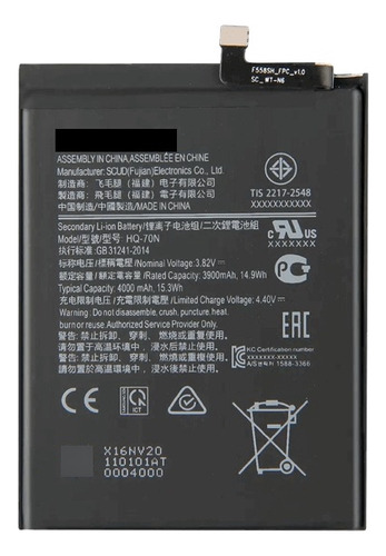 Cabo Flex Bateria Para Samsung A11 Sm-a115 Original Retirada