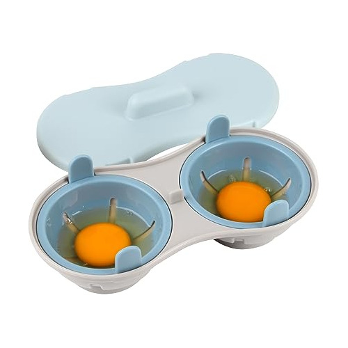 Pocheador De Huevos Para Microondas, 2 Cavidades