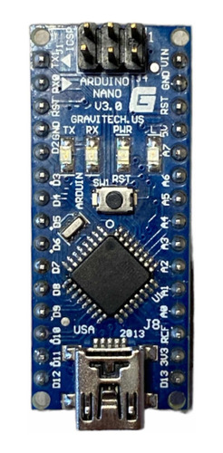 Arduino Nano V3.0 Atmega328p 5v Con Cable Mini Usb