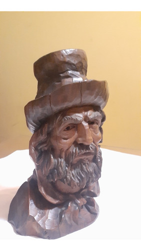 Escultura Gaucho En Madera