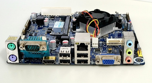 Imagem 4 de 6 de Placa Mãe Pcware Ipx1800p1 + 2gb Ram Hdmi