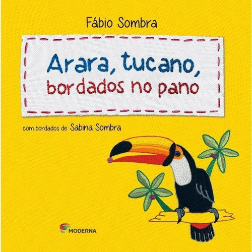 Arara, Tucano, Bordados No Pano