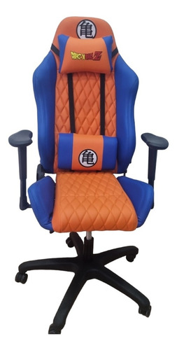 Silla Gamer T7a Dragon Ball Z Oficina Gerente Con Cojines