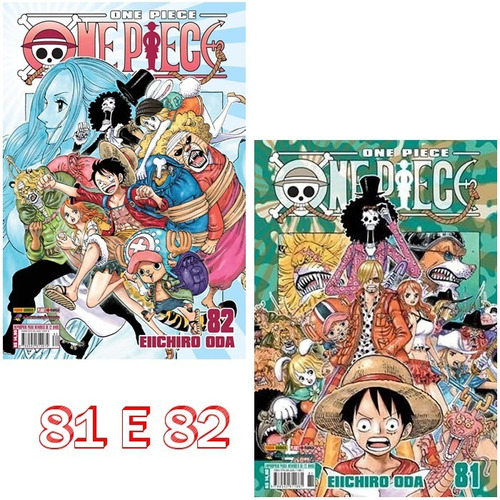 One Piece 81 E 82! Mangá Panini! Novo E Lacrado!