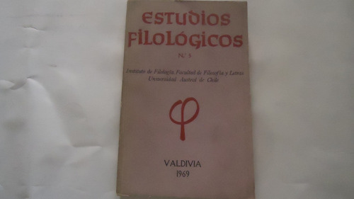 Estudios Filológicos Numero 5 1969