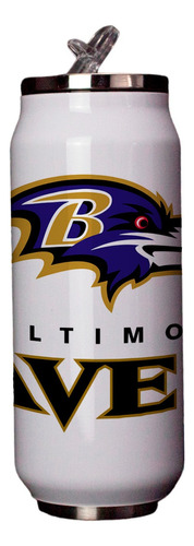 Termo Lata De Baltimore Ravens