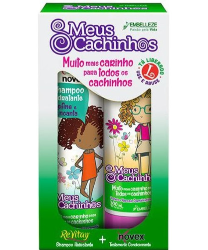 Shampoo Más Acondicionador Meus Cachinhos Embelleze 300 Ml