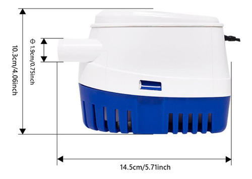 Bomba De Sentimero Barco De Agua Bomba De Agua De 12v G750