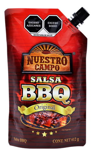 Salsa Bbq Nuestro Campo 612 G