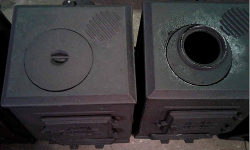 Imagen 3 de 3 de Adaptador Para Chimenea Salamandra Fundición