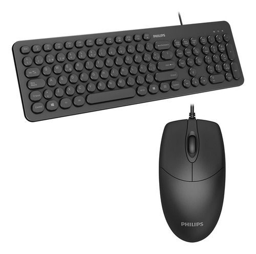 Kit Teclado Philips K334 + Mouse M234 - Combo Pc Notebook