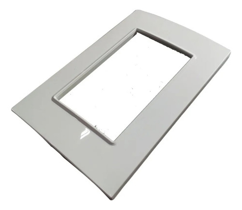 Tapa De Luz Colores Natuales Teclastar Linea Quadra 1 A 1v Blanco