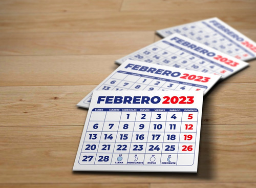 Kit Imprimible Diseños Calendarios Mignon 2023 P16