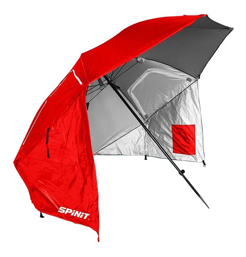 Sombrilla Rompeviento Carpa Playa 2.4m Descarga Aire Envio